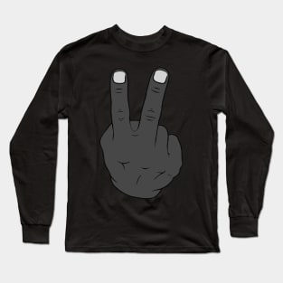 Two Fingers Long Sleeve T-Shirt